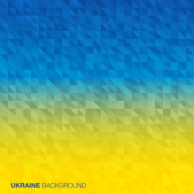 Fundo abstrato usando as cores da bandeira da ucrânia