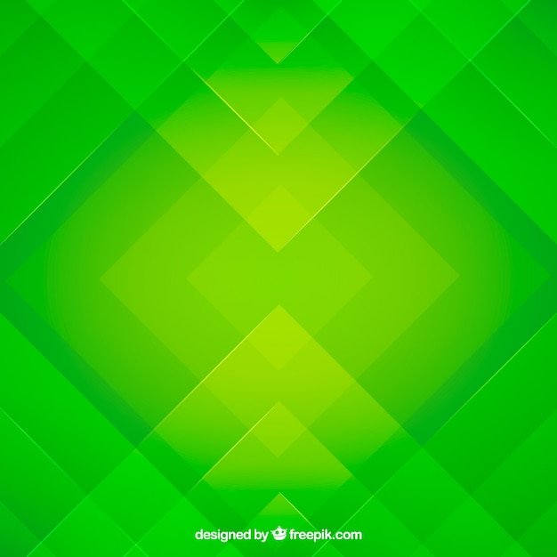 Vetor fundo abstrato verde com design plano