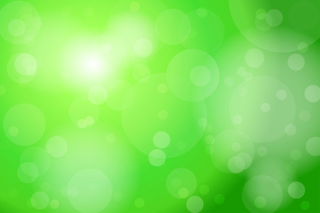 Fundo abstrato verde de bokeh