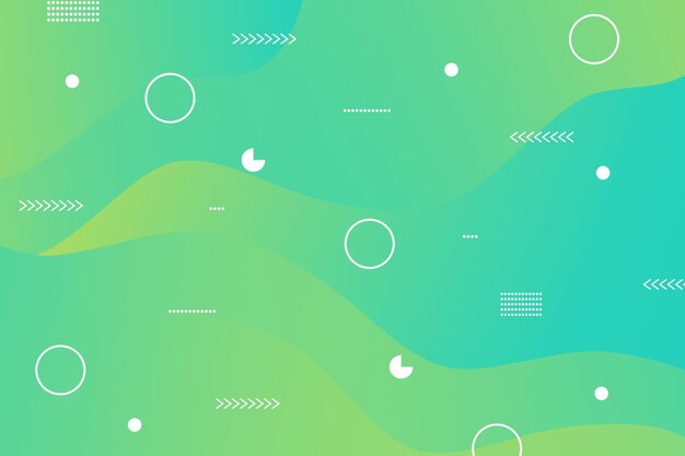 Fundo abstrato verde e azul Design para papel de parede banner impressão de ilustração vetorial cove