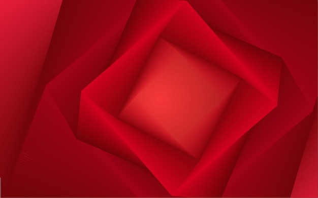 Vetor fundo abstrato vermelho geométrico moderno