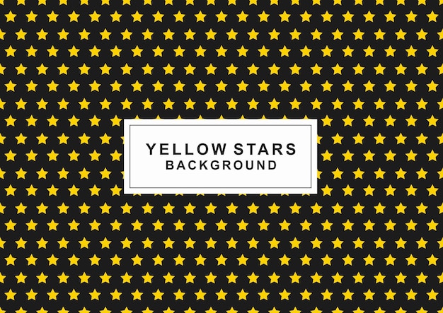 Fundo amarelo padrão das estrelas