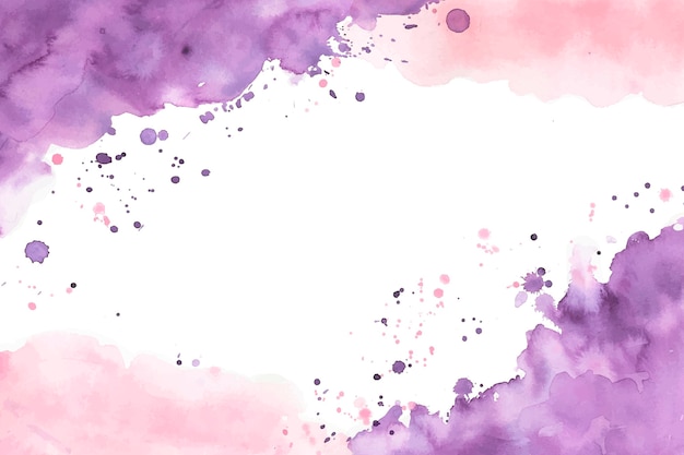 Vetor fundo aquarela abstrato pintado à mão