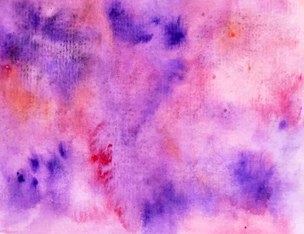 Fundo aquarela abstrato violeta e roxo