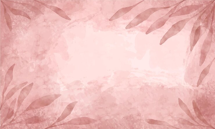 Vetor fundo aquarela com folhas elegantes em tons pastel.