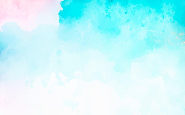 Fundo aquarela com fundo aquarela azul e rosa