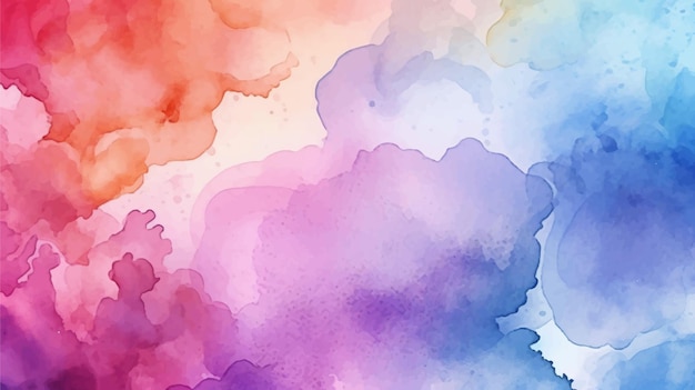 fundo aquarela com muitas cores diferentes