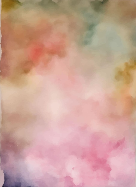 Fundo aquarela rosa detalhado pintado à mão