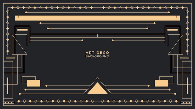 Vetor fundo art deco