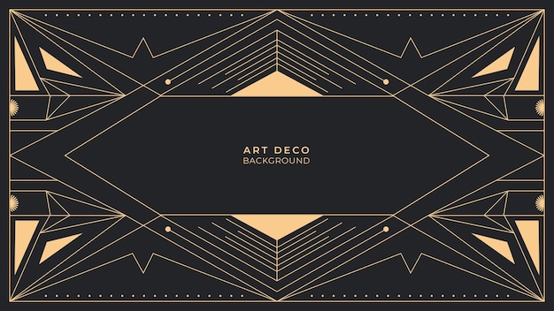 Vetor fundo art deco