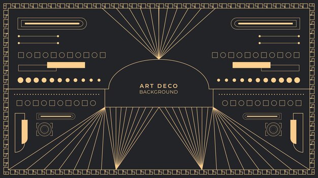 Fundo art deco