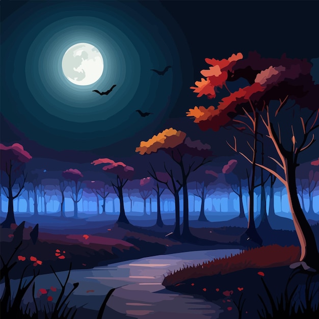 Floresta Anime Noite - Imagens grátis no Pixabay - Pixabay