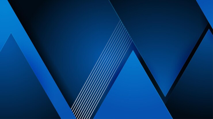 Vetor fundo azul abstrato com conceito futurista