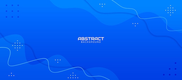 Fundo azul abstrato Composição de formas geométricas Tecnologia moderna premium futuro elegante
