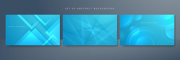 fundo azul abstrato desenho gráfico vetorial abstrato padrão de banner apresentação padrão de fundo web