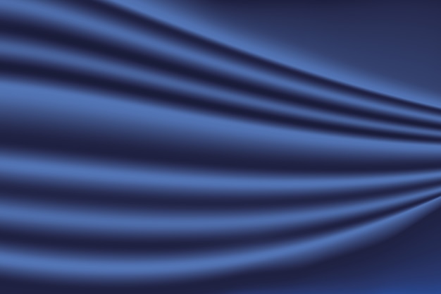Vetor fundo azul abstrato elegante em seda ou cetim