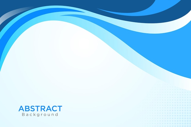 Fundo azul e branco abstrato com forma de gradiente
