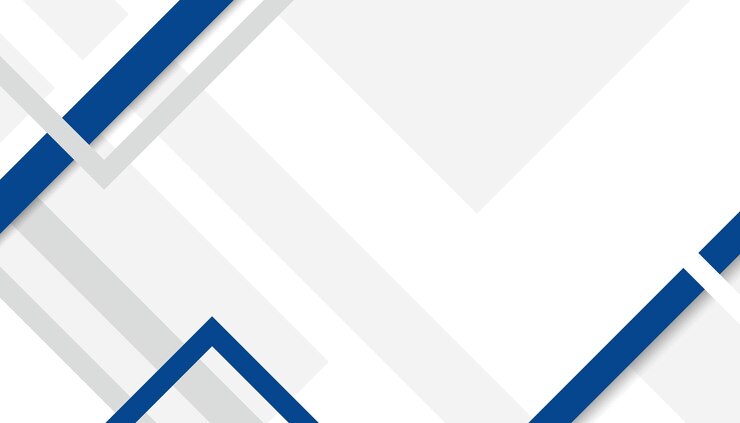 Vetor fundo azul e branco geométrico abstrato moderno