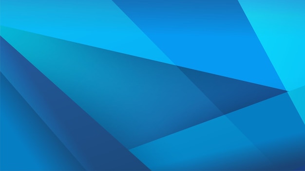 Fundo azul escuro abstrato com formas geométricas Ilustração vetorial