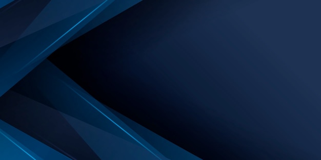 Fundo azul escuro com elementos gráficos abstratos