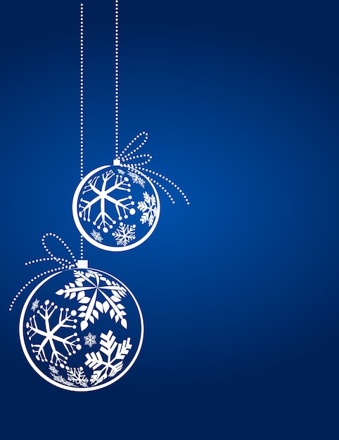 Fundo azul profundo de Natal mágico para cartão, banner ou cartaz.