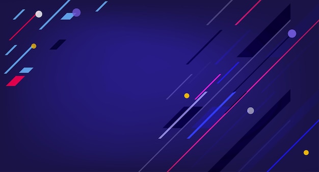 Fundo azul vetor futurista Fundo azul ondulado criativo Ilustração de fundo azul