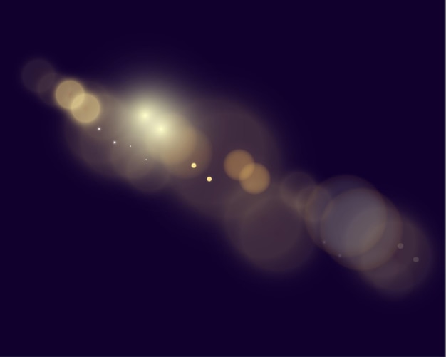 Fundo bokeh com orbes de luz dourada suave em uma grade transparente ideal para sobreposições e gráficos