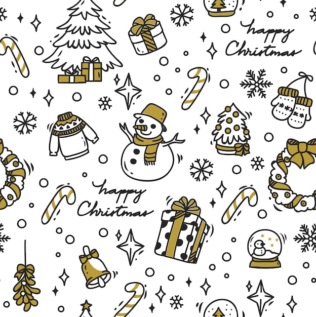 Fundo bonito sem doodle de natal