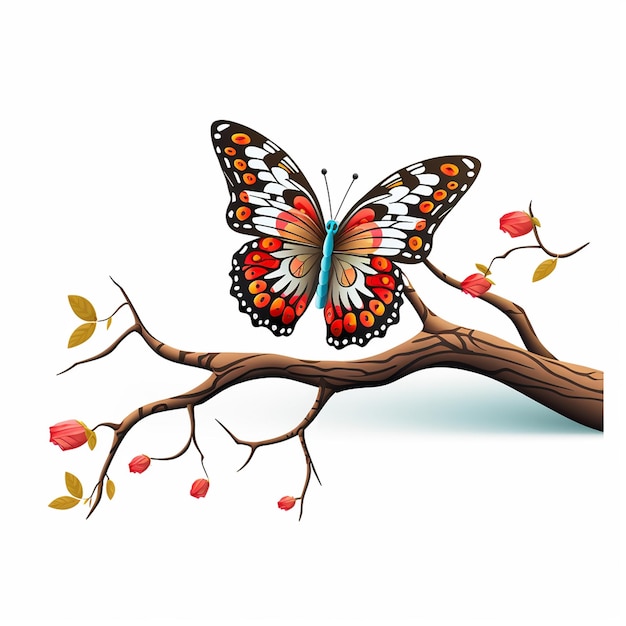 Vetor fundo borboleta castanha borboletas vivas para libertação borboletas borboleta verde hortelã