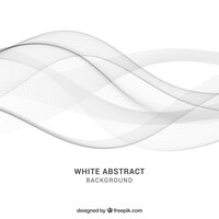 Vetor fundo branco com design abstrato