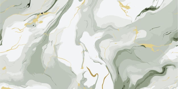 fundo branco e verde salvia mármore líquido onda