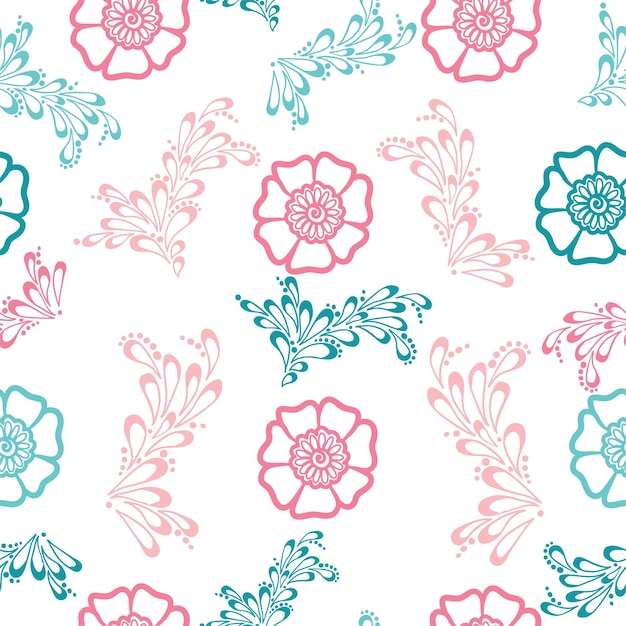 Fundo branco. fundo floral moderno.