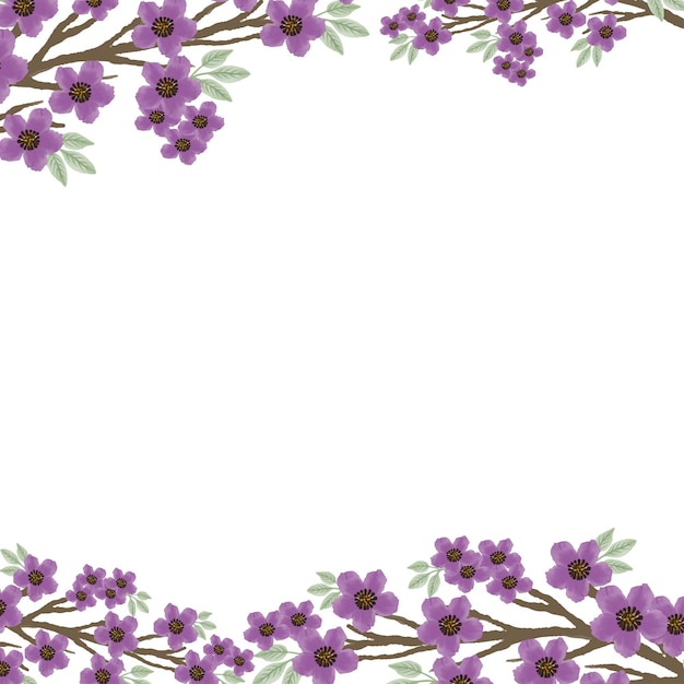 fundo branco simples com flor roxa