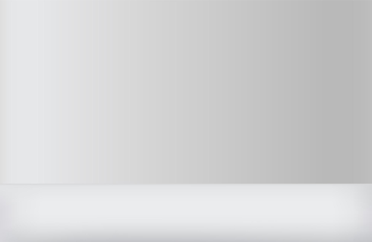 Vetor fundo cinza abstrato em estúdio telas de fundo exibem design de produto espaço vazio em branco