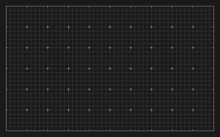 Vetor fundo cinza escuro com espaço vazio papel gráfico cinza arquitetônico com grade quadrada
