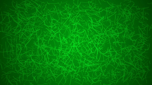 Vetor fundo claro abstrato de curvas ou arranhões em cores verdes