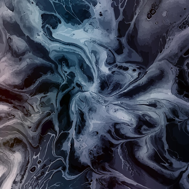 Fundo colorido com o efeito de espalhar líquido Arte líquida para o design de fundos, cartazes, capas e ideias criativas