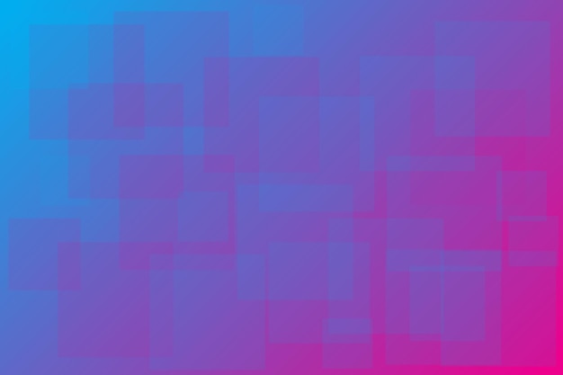 Fundo colorido com quadrados em vetor premium azul e rosa