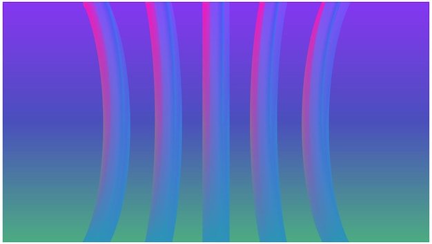 Fundo colorido de listra de gradiente ondulado geométrico, fundo de banner