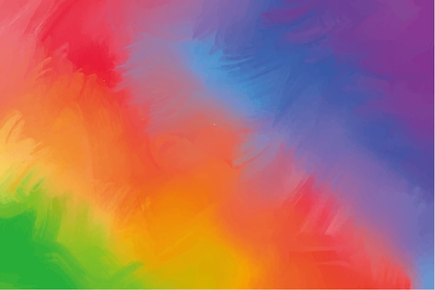 Fundo colorido do arco-íris aquarela