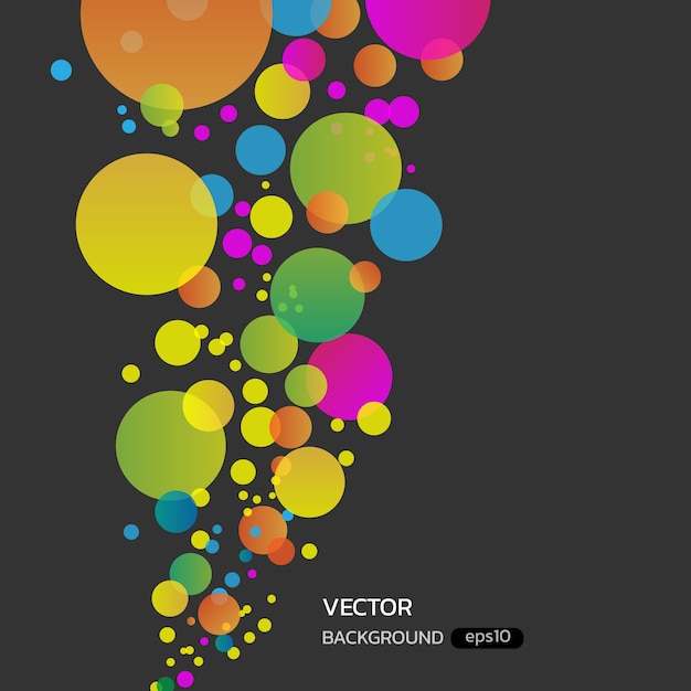 Vetor fundo colorido gradiente vector