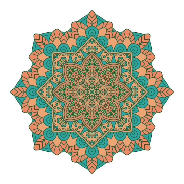 Fundo colorido mandala