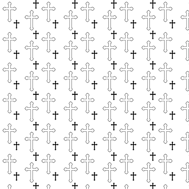 Fundo com cruzes cristãs