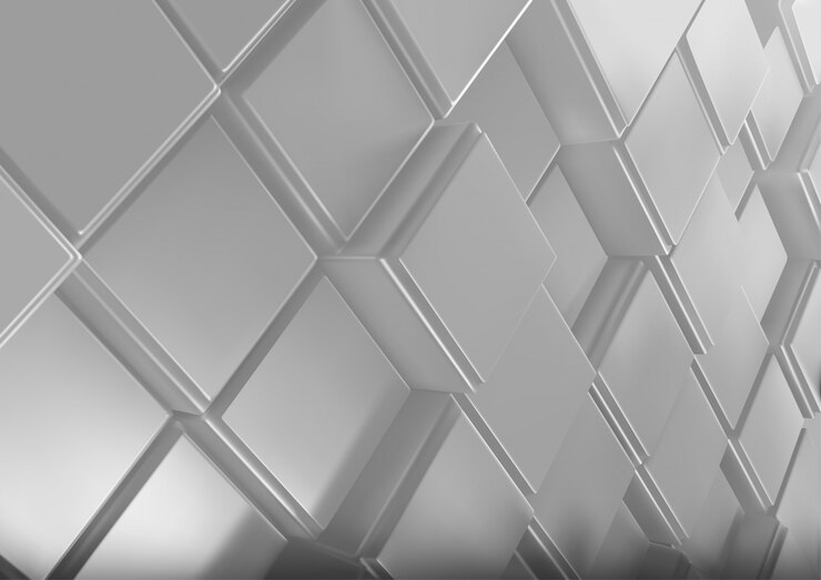 Vetor fundo com cubos tridimensionais