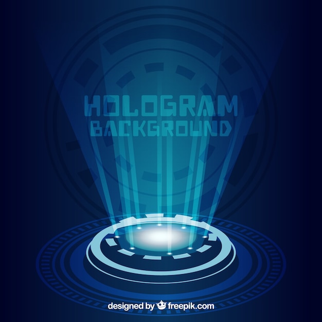 Fundo com design de holograma