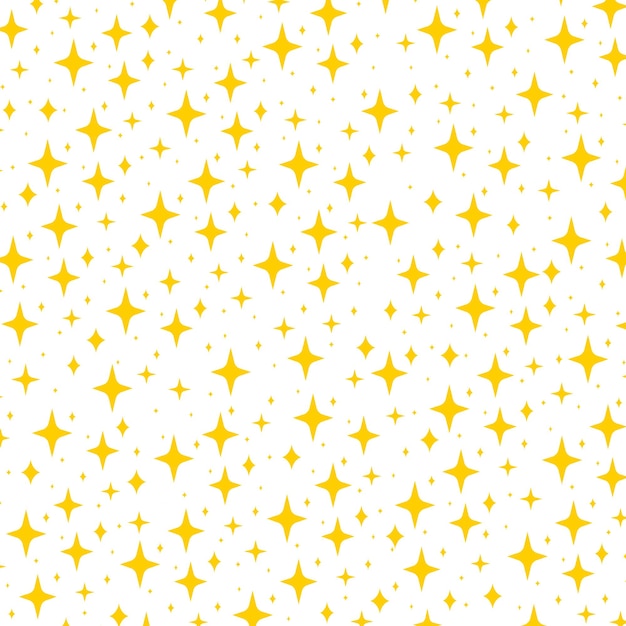 Fundo com estrelas no fundo branco isolado, ilustração vetorial.