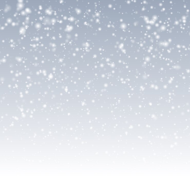Vetor fundo com neve natal