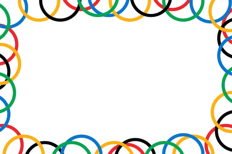 Vetor fundo com quadros de anéis coloridos ilustração vetorial