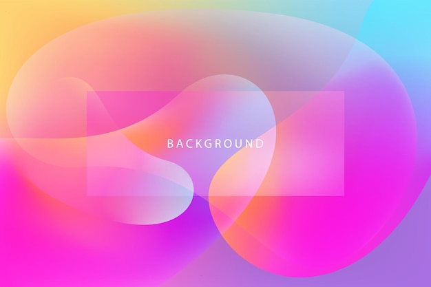 Fundo Criativo Mínimo Moderno com Forma Abstrata Fluida Gradiente Cor Clara