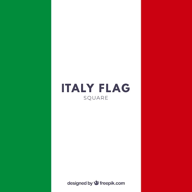 Fundo da bandeira italiana